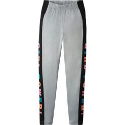 Legginsy bonprix jasnoszary melanż. Szare spodnie dziewczęce bonprix, bez wzorów, sportowe. Za 37,99 zł.