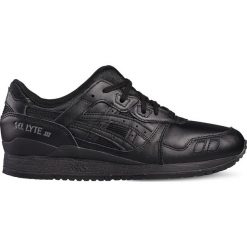 Asics Gel-Lyte III HL6A2-9090. Czarne buty sportowe damskie Asics lifestyle, bez wzorów, ze skóry, sportowe, asics gel lyte. W wyprzedaży za 349,99 zł.