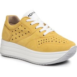 Sneakersy IGI&CO - 5165722 Giallo. Żółte półbuty damskie IGI&CO, ze skóry. Za 409,00 zł.