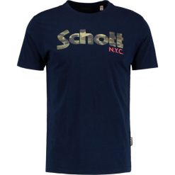 T-shirty męskie: Schott NYC LOGO Tshirt z nadrukiem navy