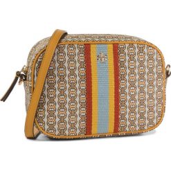 Torebka TORY BURCH - Gemini Link Canvas Mini Bag 57743 Daylily Gemini Link 783. Żółte listonoszki damskie Tory Burch, z aplikacjami, ze skóry ekologicznej, zdobione, bez dodatków. Za 839,00 zł.