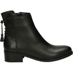 Botki - 7528 BLACK. Czarne botki damskie skórzane marki Venezia. Za 339,00 zł.