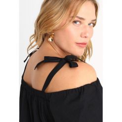 Bluzki asymetryczne: Dorothy Perkins Curve DETAIL BARDOT Bluzka black
