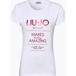Liu Jo Collection - T-shirt damski, czarny. Czarne t-shirty damskie Liu Jo Collection, l, z nadrukiem, bez kołnierzyka. Za 229,95 zł.