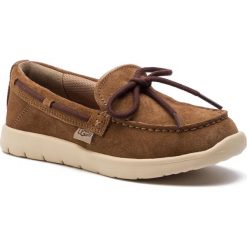 Mokasyny UGG - K Beach Moc Slip-On 1102757K K/Che. Pomarańczowe mokasyny dziewczęce Ugg, bez zapięcia. Za 339,00 zł.