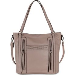 Torebka bonprix cielisty. Brązowe torebki klasyczne damskie bonprix, bez wzorów, na ramię, bez dodatków. Za 79,99 zł.