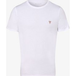 Guess Jeans - T-shirt męski, biały. Białe t-shirty męskie Guess Jeans, m, z aplikacjami, z jeansu, bez kołnierzyka. Za 139,95 zł.