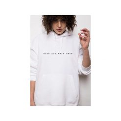 'Wish You Were Here' Hoodie. Żółte bluzy damskie Rest_factory, s, bez wzorów, z bawełny, bez rękawów, z kapturem. Za 189,00 zł.