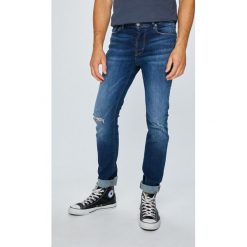 Review - Jeansy Simon. Szare jeansy męskie slim Review. W wyprzedaży za 159,90 zł.
