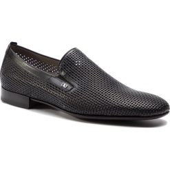 Półbuty ALDO BRUÈ - AB9006G-CN Nero. Czarne buty wizytowe męskie Aldo Bruè, ze skóry, bez zapięcia. W wyprzedaży za 1019,00 zł.