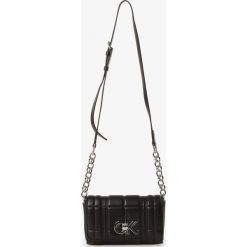 Calvin Klein - Damska torebka na ramię, czarny. Czarne torebki klasyczne damskie Calvin Klein, bez wzorów, na ramię, pikowane, bez dodatków. Za 579,95 zł.