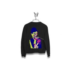 Bluza Audrey Hepburn zombie Męska. Czarne bluzy damskie Failfake, s, bez wzorów, bez kołnierzyka, bez rękawów, bez kaptura. Za 170,00 zł.