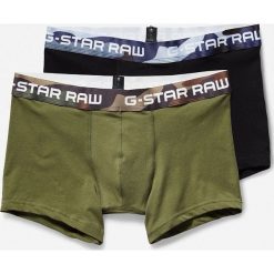 G-Star Raw - Bokserki (2-pack). Zielone bokserki męskie marki G-Star RAW, bez wzorów, z elastanu. Za 159,90 zł.