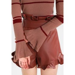 Swetry klasyczne damskie: Fashion Union HIGH NECK STRIPE Sweter taupe/brown