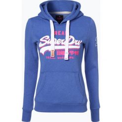 Bluzy damskie: Superdry - Damska bluza nierozpinana, niebieski