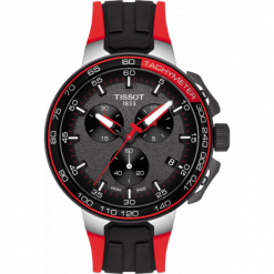 ZEGAREK TISSOT T-RACE CYCLING T111.417.27.441.00. Czerwone, analogowe zegarki męskie TISSOT, szklane. Za 2100,00 zł.