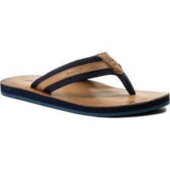Japonki GANT - Breeze 16608405 Navy Blue G65. Pomarańczowe japonki męskie marki GANT, ze skóry. W wyprzedaży za 169,00 zł.