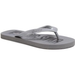 Japonki BIG STAR - FF174469 Dark Grey. Szare klapki męskie BIG STAR, z tworzywa sztucznego, bez zapięcia. Za 49,00 zł.