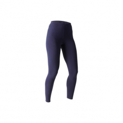 Legginsy Slim Gym & Pilates Stretch 100 damskie. Niebieskie legginsy sportowe damskie DOMYOS, l, z bawełny. Za 19,99 zł.