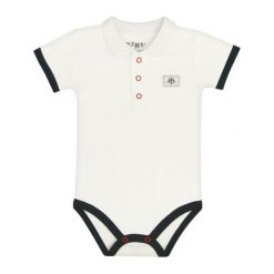 Nini Body Chłopięce Z Kołnierzykiem 74 Białe. Białe body niemowlęce Nini, bez wzorów, eleganckie, bez rękawów. Za 33,00 zł.