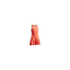 Sukienka do tenisa TDR500. Czarne sukienki damskie ARTENGO, bez wzorów, z elastanu, eleganckie, bez kołnierzyka, bez rękawów, sportowe. Za 39,99 zł.