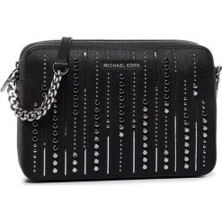 Torebka MICHAEL MICHAEL KORS - Jet Set 32H9SJ6C6Y Blk/Silver. Czarne listonoszki damskie MICHAEL Michael Kors, na co dzień, bez wzorów, ze skóry, eleganckie, bez dodatków. Za 1049,00 zł.