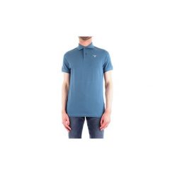 Koszulki polo z krótkim rękawem Barbour BAPOL0174. Niebieskie koszulki męskie Barbour, xl, bez wzorów, polo, z krótkim rękawem, krótkie. Za 222,08 zł.