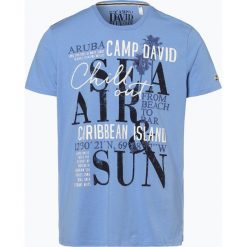 Camp David - T-shirt męski, niebieski. Niebieskie t-shirty męskie Camp David, m, bez wzorów, klasyczne, bez kołnierzyka. Za 129,95 zł.