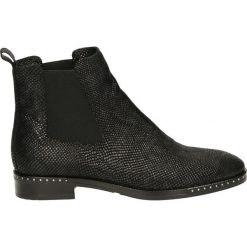 Botki - 86B001 ANT177. Czarne botki damskie skórzane Venezia. Za 259,00 zł.