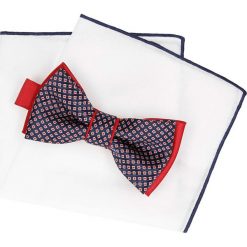 Mucha special granatowy classic 217. Niebieskie muszki męskie marki Recman, bez wzorów. Za 39,00 zł.