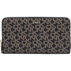 DKNY Bryant Portfel Brązowy. Pomarańczowe portfele damskie DKNY, z materiału. Za 573,95 zł.