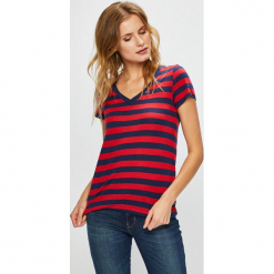 Levi's - Top. Brązowe topy damskie Levi's®, m, z dzianiny, z okrągłym kołnierzem. Za 119,90 zł.