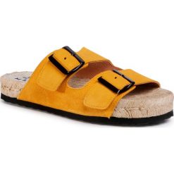 Espadryle MANEBI - Nordic Sandals M 2.4 R0 Banana. Żółte espadryle damskie Manebi, bez wzorów, ze skóry, bez obcasa. W wyprzedaży za 319,00 zł.