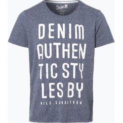 DENIM by Nils Sundström - T-shirt męski, niebieski. Niebieskie t-shirty męskie DENIM by Nils Sundström, m, z denimu. Za 29,95 zł.