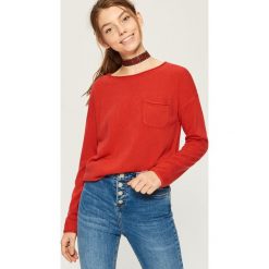 Sweter z kieszenią - Czerwony. Czerwone bez kategorii Sinsay, s. Za 39,99 zł.