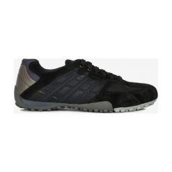Geox Snake Tenisówki Czarny Niebieski. Niebieskie trampki męskie Geox, bez wzorów, ze skóry, bez zapięcia. Za 462,95 zł.