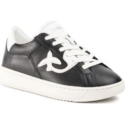 Sneakersy PINKO - Liquirizia Sneaker PE 20 BLKS1 1H20PW Y61A Nero/Bianc ZZ2. Czarne półbuty damskie Pinko, bez wzorów, ze skóry, bez obcasa, na płaskiej podeszwie, bez zapięcia. W wyprzedaży za 549,00 zł.