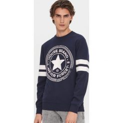 Bluza z nadrukiem - Granatowy. Niebieskie bluzy męskie House, s, z nadrukiem, bez kołnierzyka, bez rękawów, bez kaptura. Za 69,99 zł.