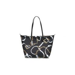 Torby shopper Lauren Ralph Lauren CHADWICK. Czarne torby damskie na zakupy Lauren Ralph Lauren, bez wzorów, bez dodatków. Za 389,40 zł.