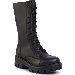 Trapery ALTERCORE - 666 Vegan Black. Czarne trapery damskie Altercore, ze skóry ekologicznej, bez obcasa, bez zapięcia. Za 429,00 zł.
