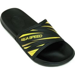 Klapki Aqua-Speed Idaho M kol.18. Żółte klapki męskie Aqua-Speed, bez wzorów, z materiału. W wyprzedaży za 69,00 zł.