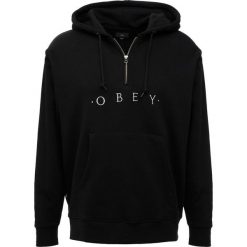 Bejsbolówki męskie: Obey Clothing DIV HOOD Bluza z kapturem black