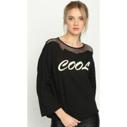 Bluzy damskie: Czarna Bluza Cool Girl