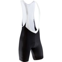 Spodenki na rower ROADCYCLING RC100 męskie. Czarne spodenki i szorty męskie TRIBAN, m, bez wzorów, z elastanu. Za 99,99 zł.