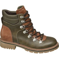 Zielono-brązowe trapery damskie Highland Creek Highland Creek khaki. Pomarańczowe trapery damskie Highland Creek, z materiału, bez obcasa, na obcasie, na sznurówki. Za 79,00 zł.