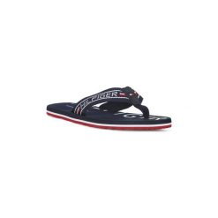Japonki Tommy Hilfiger BEACH SANDAL. Niebieskie klapki męskie TOMMY HILFIGER, bez wzorów. Za 149,34 zł.