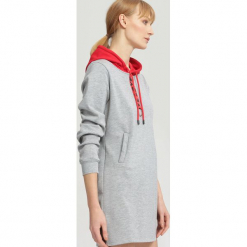 Jasnoszara Bluza Cuban Rhythm. Szare bluzy z kapturem damskie other, l. Za 79,99 zł.