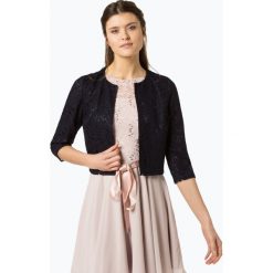Marie Lund - Bolerko damskie, niebieski. Niebieskie bolerka i narzutki damskie Marie Lund, z haftami, bez rękawów. Za 299,95 zł.