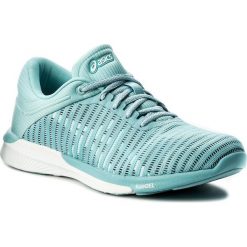 Buty ASICS - FuzeX Rush Adapt T885N Porcelain Blue/White/Smoke Blue 1401. Niebieskie buty sportowe damskie Asics, z materiału, sportowe, do biegania. W wyprzedaży za 349,00 zł.