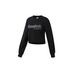 Swetry Reebok Classic Bluza Fleece Sweatshirt. Czarne bluzy damskie Reebok Classic, s, bez wzorów, bez rękawów, bez kaptura. Za 229,00 zł.